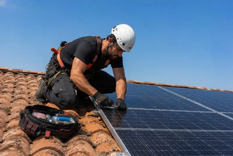 Maintenance et monitoring de panneaux solaires à Auriac-sur-Vendinelle