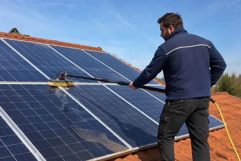 Nettoyage et entretien de panneaux solaires à Auriac-sur-Vendinelle